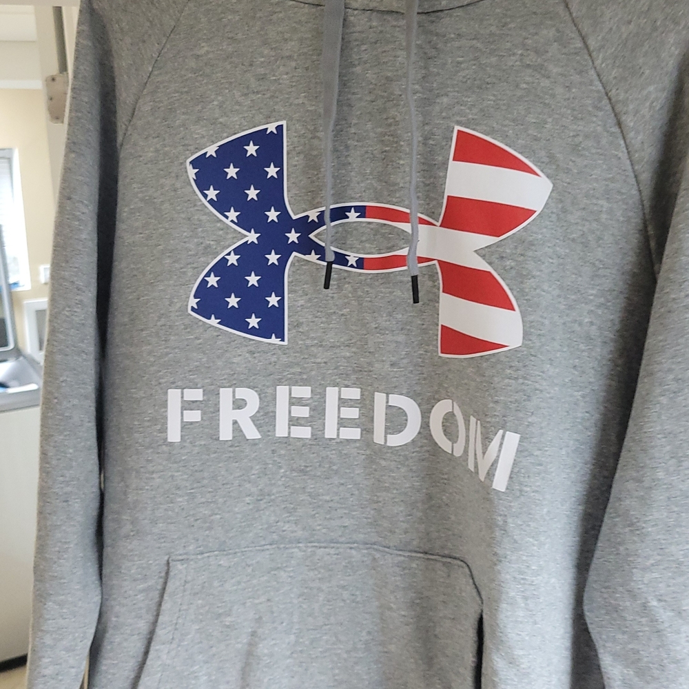Under Armour Men's Gray Freedom Hoodie